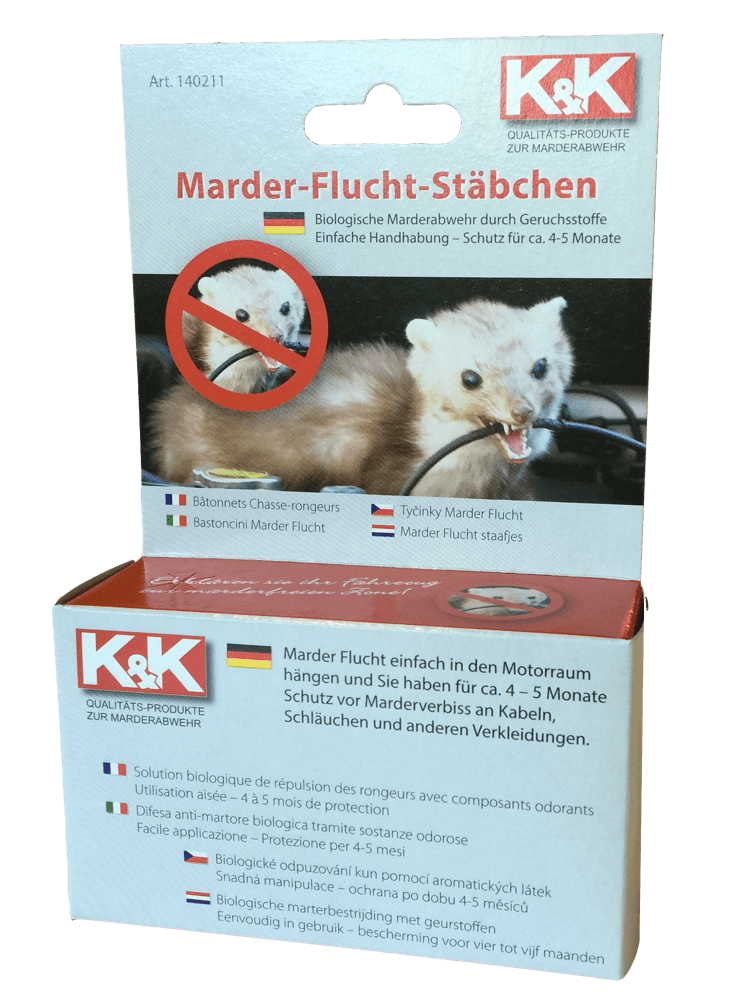 K&K Marderstäbchen: Den Marder vertreiben